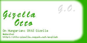 gizella otto business card