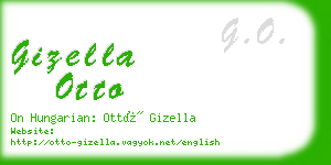 gizella otto business card